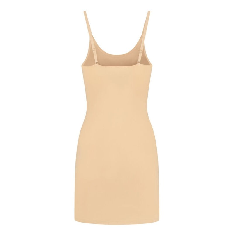 BYE-BRA - SINGLE VESTIDO INVISIBLE BEIGE TALLA S