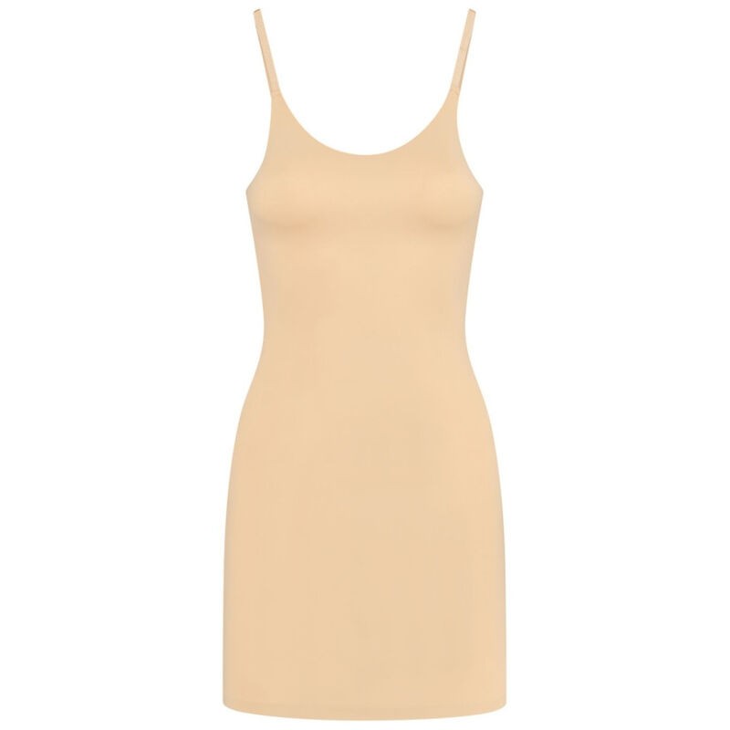 BYE-BRA - SINGLE VESTIDO INVISIBLE BEIGE TALLA S