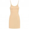 BYE-BRA - SINGLE VESTIDO INVISIBLE BEIGE TALLA S