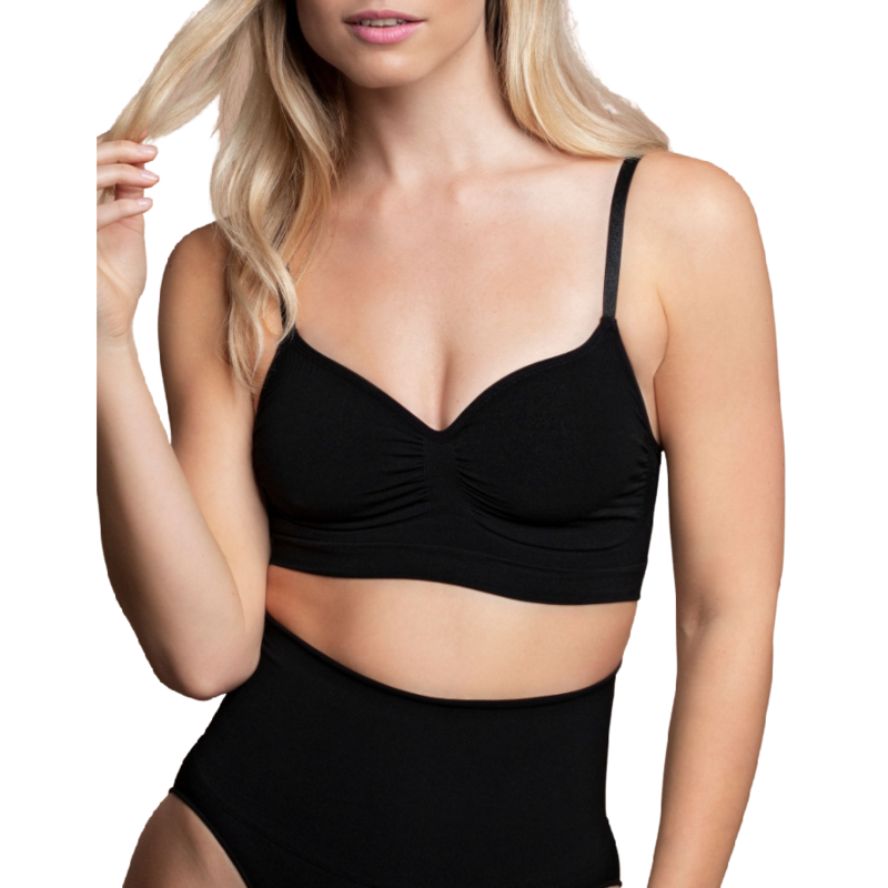 BYE-BRA - MEDIUM CONTROL SUJETADOR SIN COSTURAS NEGRO TALLA XL