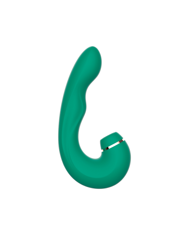 Vibrador Doble Estimulador Siren Green