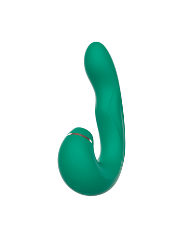 Vibrador Doble Estimulador Siren Green