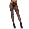 LEG AVENUE - WRAP AROUND CROTHLESS TIGHTS ONE SIZE