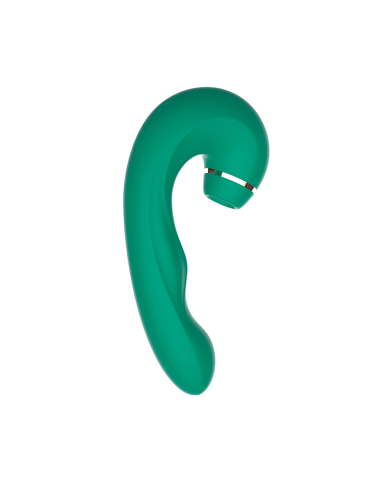 Vibrador Doble Estimulador Siren Green