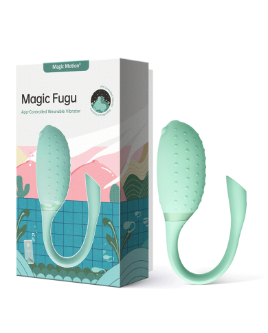 Vibrador Magic Fugu Green controlado por APP Global
