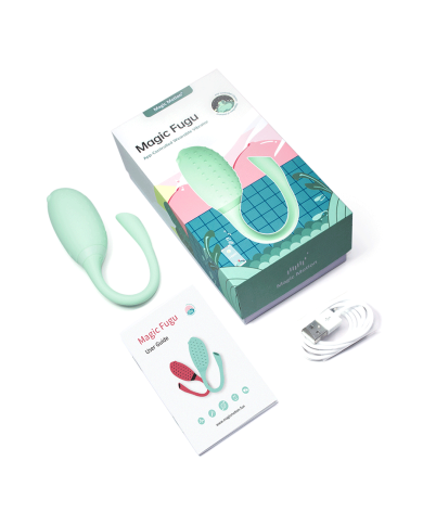Vibrador Magic Fugu Green controlado por APP Global