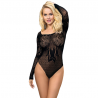 QUEEN LINGERIE - BODYSTOCKING ESTILO LEOPARDO S/L