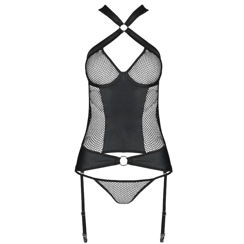 PASSION - AMANDA CORSET CUERO ECOLOGICO L/XL