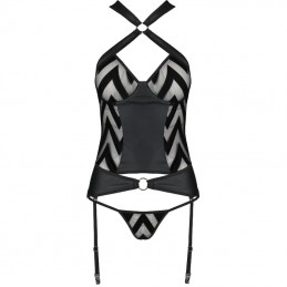 PASSION - HIMA CORSET CUERO ECOLOGICO S/M