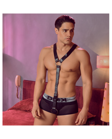 Men Sexy Lingerie Black