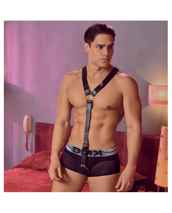 Men Sexy Lingerie Black