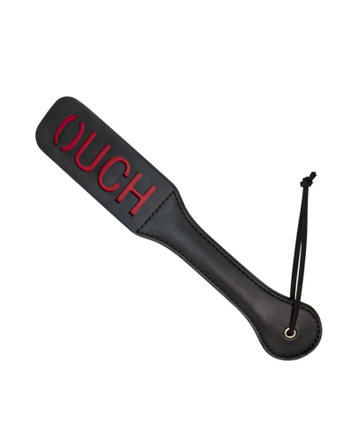 Paleta De Nalgadas Abierta Ouch Negra/Roja