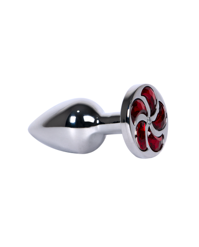 Plug Anal Espiral Rojo Talla S