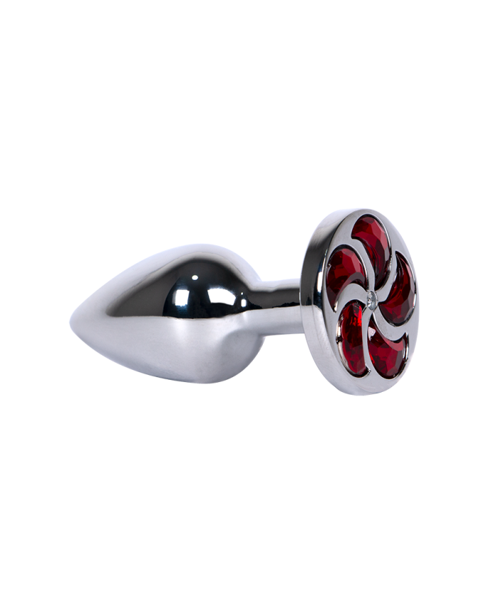 Plug Anal Espiral Rojo Talla S