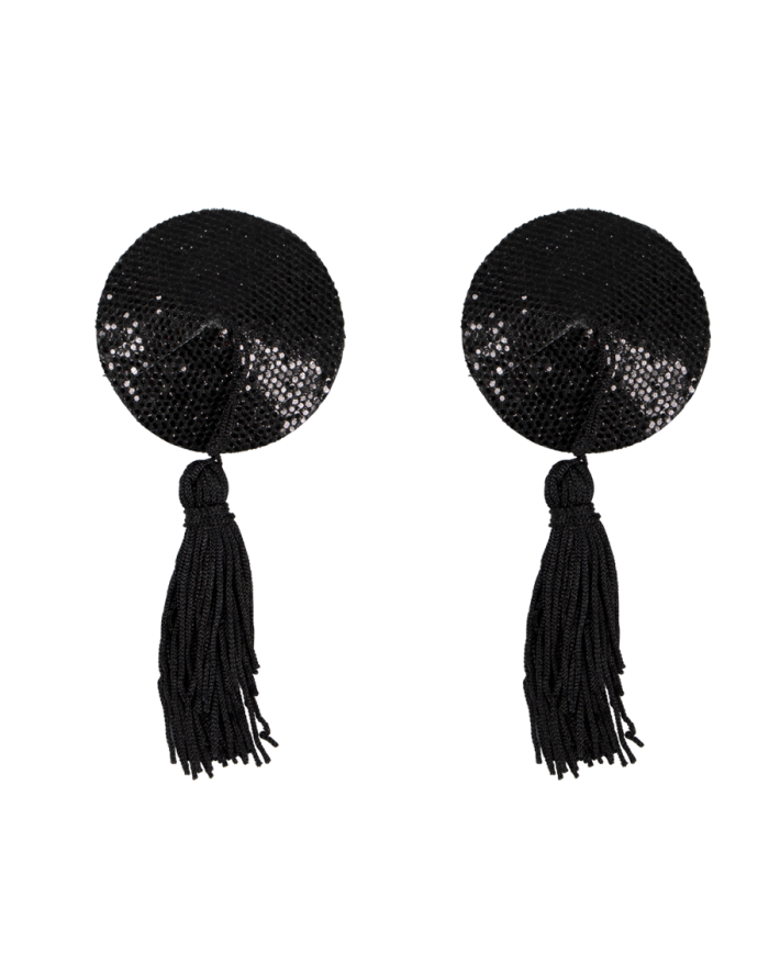 Cubrepezones Burlesque Black