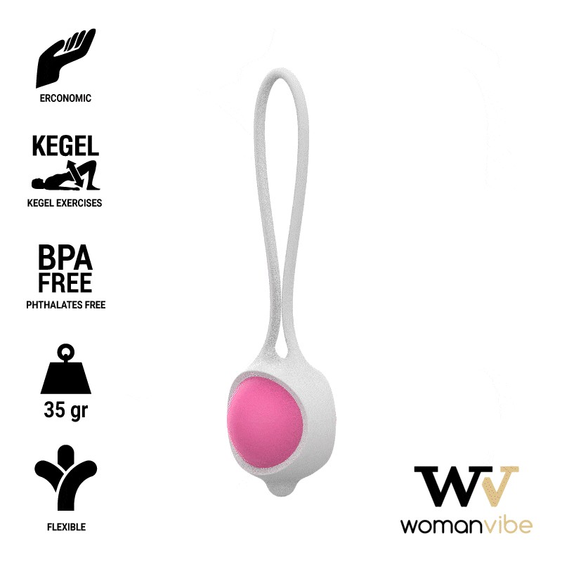 WOMANVIBE - KEISY I BOLA GEISHA SILICONA - ROSA