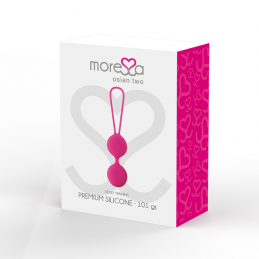 MORESSA - OSIAN TWO ENTRENAMIENTO SUELO PELVICO 101gr PREMIUM SILICONA ROSA