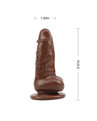 Dildo Jumbo Jack 6'' Brown