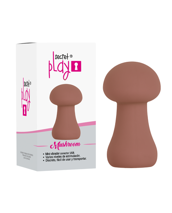 Masajeador Mushroom Shaped Red