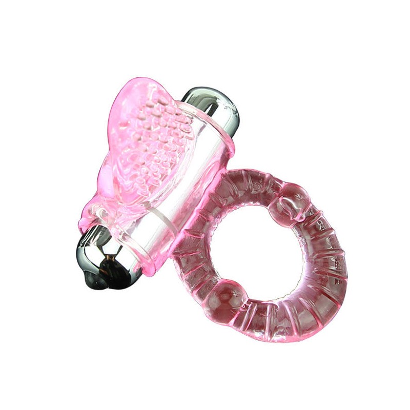 BAILE - SWEET ABS 10 RITMOS RING ANILLO PENE VIBRADOR ROSA