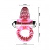 BAILE - SWEET ABS 10 RITMOS RING ANILLO PENE VIBRADOR ROSA