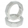 METAL HARD - ANILLO TORQUE METAL PARA PENE Y TESTICULOS 45MM