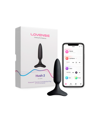 Vibrador Anal Hush 2 Controlado por APP (1.0 pulgada) By Lovense