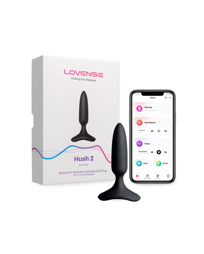 Vibrador Anal Hush 2 Controlado por APP (1.0 pulgada) By Lovense