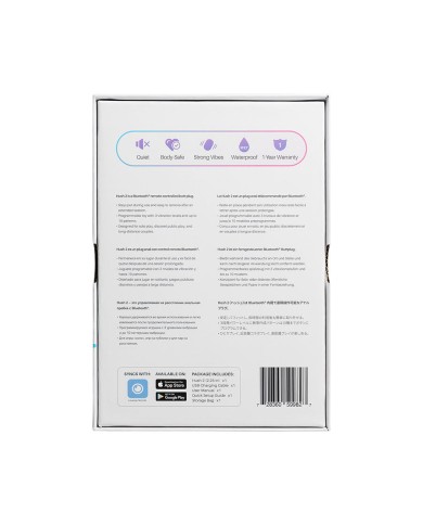 Vibrador Anal Hush 2 Controlado por APP (1.0 pulgada) By Lovense