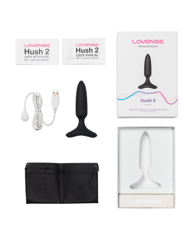 Vibrador Anal Hush 2 Controlado por APP (1.0 pulgada) By Lovense