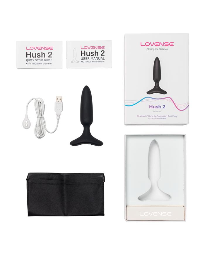 Vibrador Anal Hush 2 Controlado por APP (1.0 pulgada) By Lovense