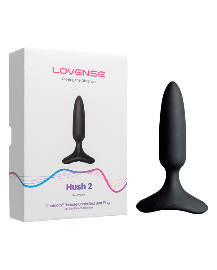 Vibrador Anal Hush 2 Controlado por APP (1.0 pulgada) By Lovense