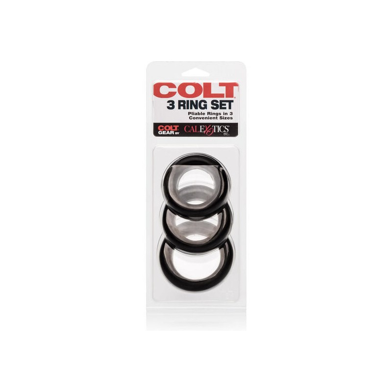 CALEXOTICS - COLT SET 3 ANILLOS PENE Y TESTICULOS