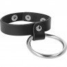 DARKNESS - ANILLO DOBLE PENE Y TESTICULOS AJUSTABLE LEATHER