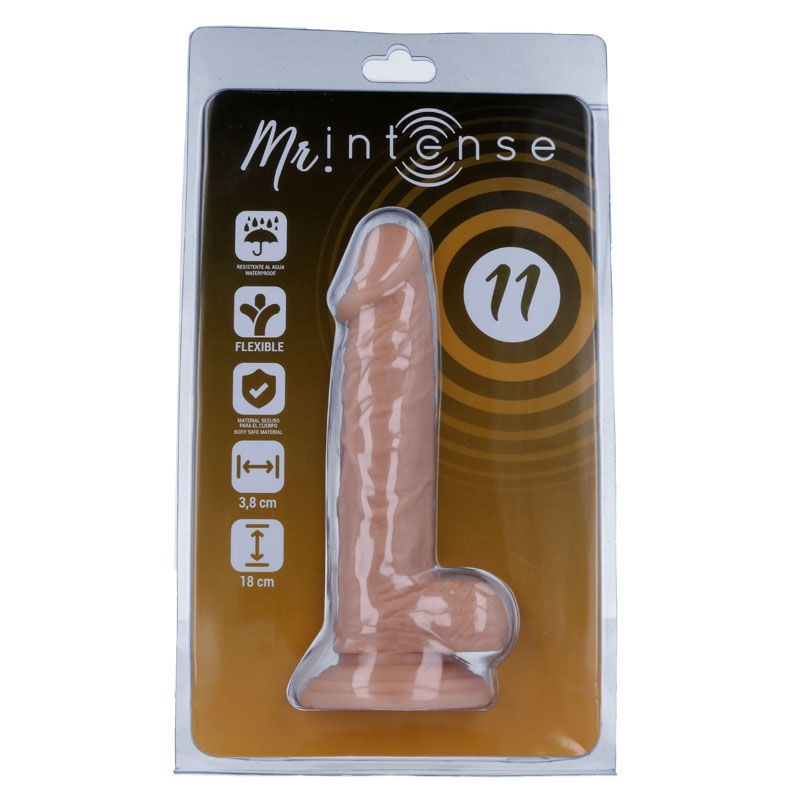 MR INTENSE - 11 PENE REALISTICO 18 CM -O- 3.8 CM