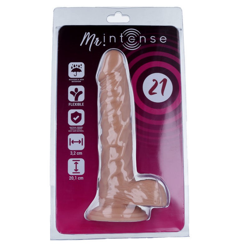 MR INTENSE - 21 PENE REALISTICO 20.1 CM -O- 3.2 CM