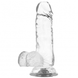X RAY - CLEAR DILDO REALISTA TRANSPARENTE 15.5 CM -O- 3.5 CM