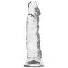 X RAY - CLEAR DILDO TRANSPARENTE 19 CM -O- 4 CM