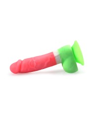 Dildo S-man Glow Pink And Green