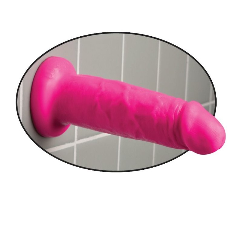 DILLIO - DILDO CON VENTOSA CHUB 15.2 CM ROSA