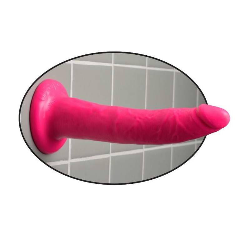 DILLIO - DILDO CON VENTOSA 17.8 CM - ROSA