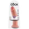 KING COCK - 9 PENE MARRON 22.9 CM