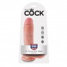 KING COCK - 7 PENE REALISTICO MARRON 17.8 CM