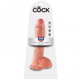 KING COCK - 10 PENE REALISTICO NATURAL 26.5 CM