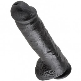 KING COCK - 11 PENE REALISTICO NEGRO 28 CM