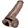 KING COCK - 12 PENE REALISTICO NEGRO 30.48 CM