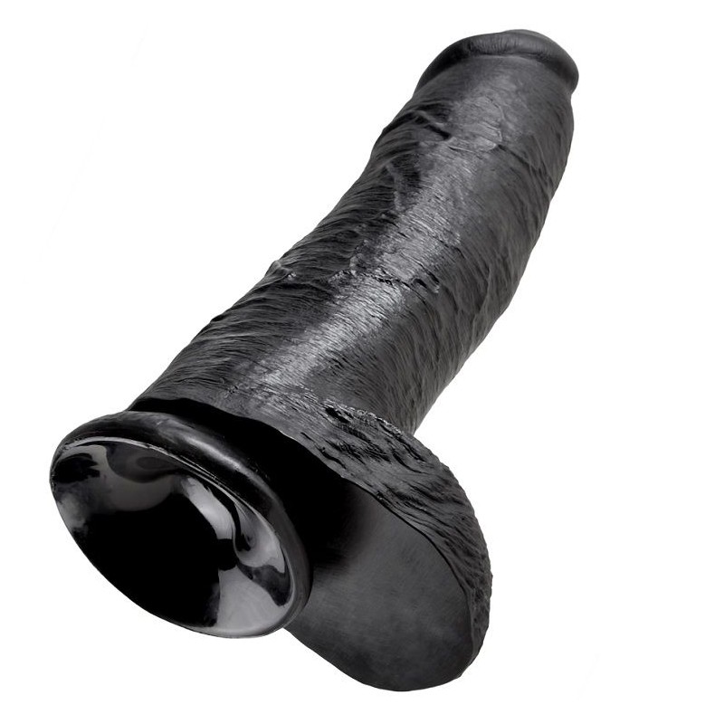 KING COCK - 12 PENE REALISTICO NEGRO 30.48 CM