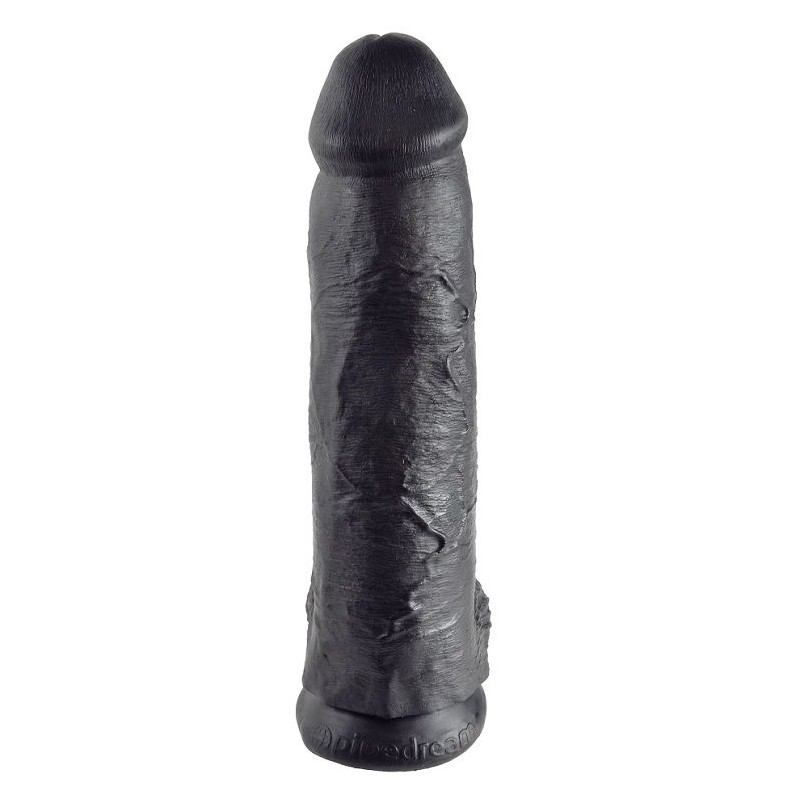 KING COCK - 12 PENE REALISTICO NEGRO 30.48 CM