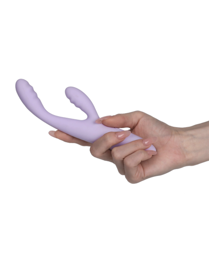 VIbrador de Doble Estimulación Cici + 2 Lila Pastel Controlado por APP Global By Svakom