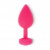 G-VIBE - FUNTOYS GPLUG ANAL VIBRADOR RECARGABLE PEQUEÑO ROSA NEON 3CM